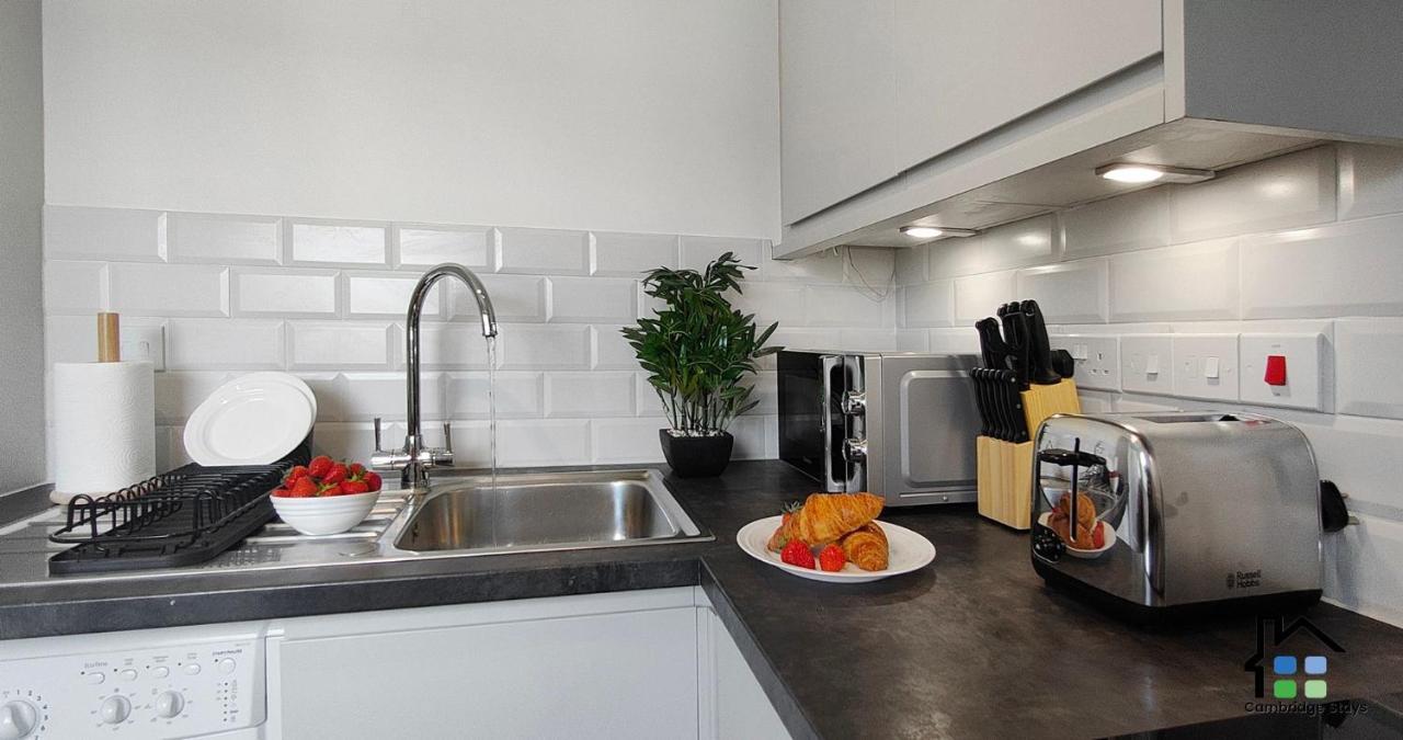 Cambridge Stays Central Apart Hotel 1Br Flats-Easy Walk To City Centre-Parking Exterior foto