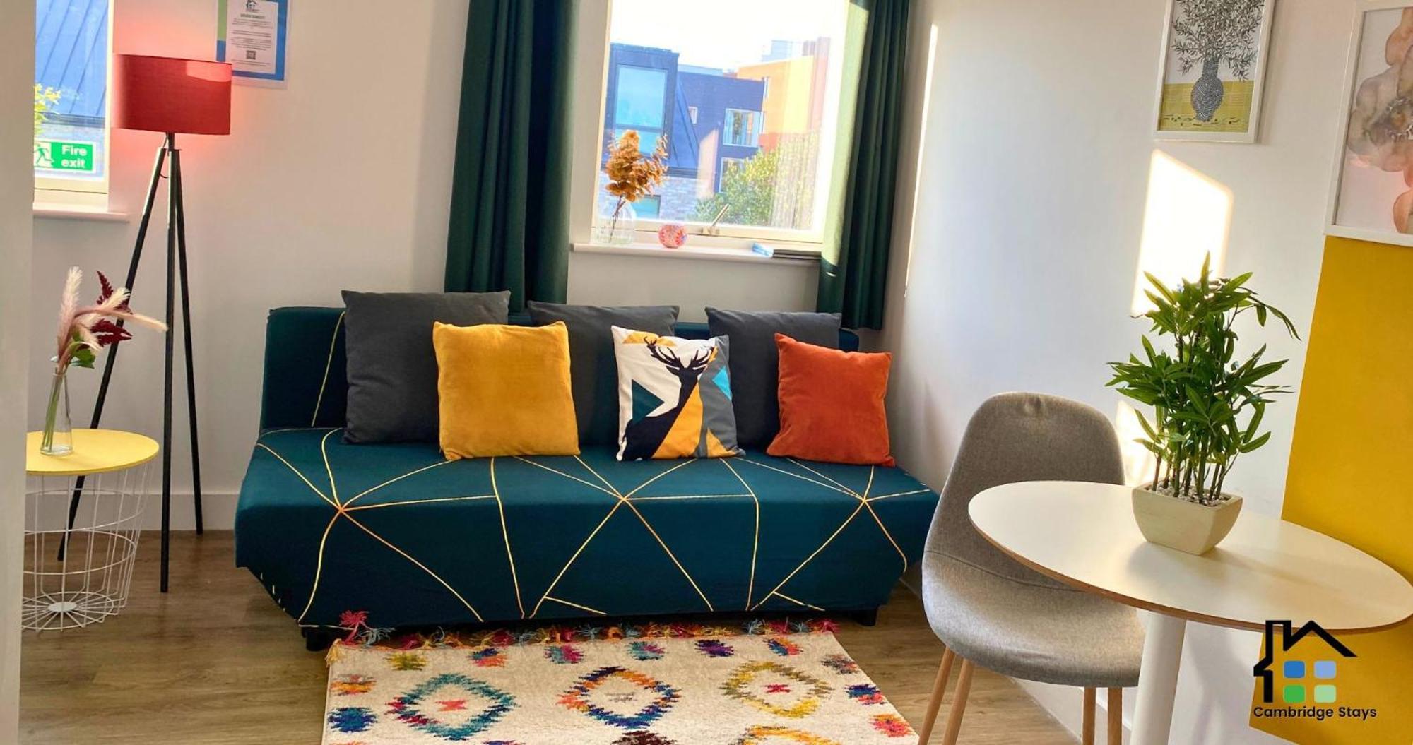 Cambridge Stays Central Apart Hotel 1Br Flats-Easy Walk To City Centre-Parking Exterior foto